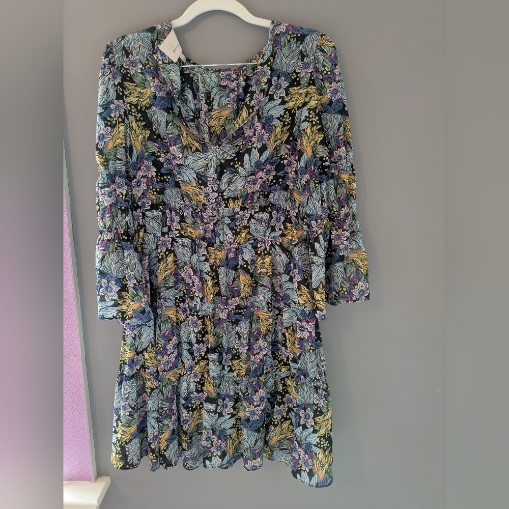 Cinq A Sept Floral Print Women's Dress 2 - Picture 8 of 16